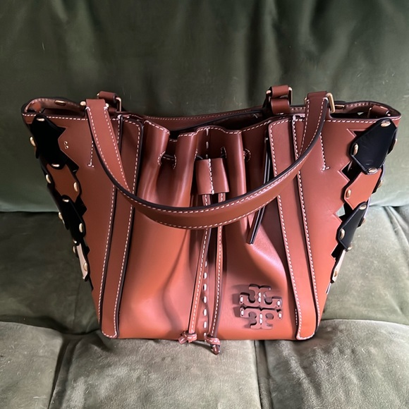 Tory Burch Basket Small Tote - Picture 1 of 4